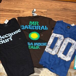 Tilly's Graphic Tees. Sizes L, M, L